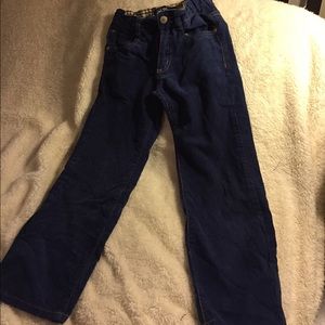 Mini boden navy blue cords size 7 button top