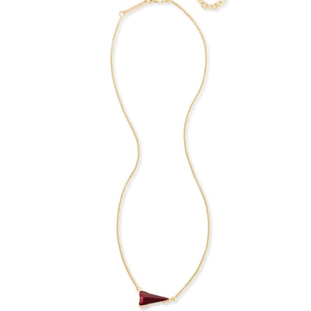 Racquel Pendant in Bordeaux Tigers Eye