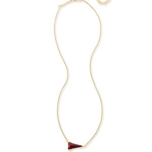 Racquel Pendant in Bordeaux Tigers Eye