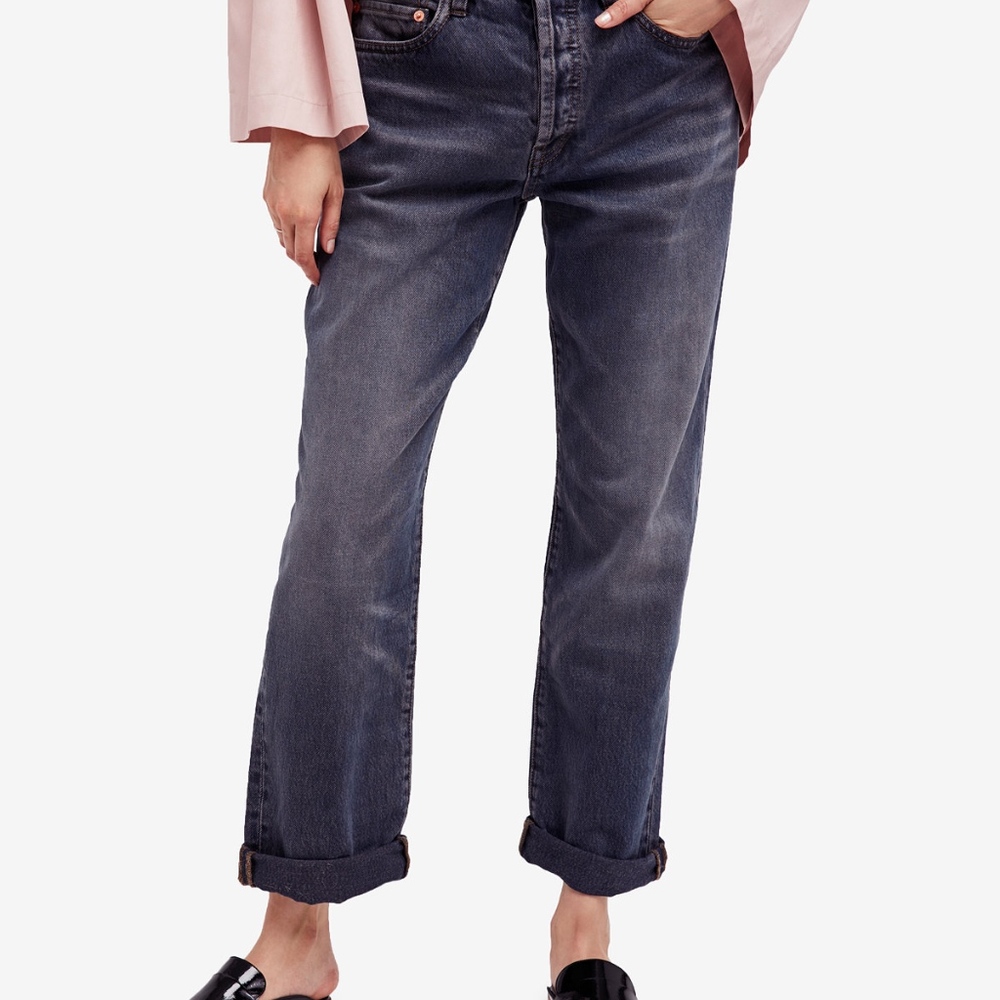 Free People Universal Boyfriend Cotton Jeans