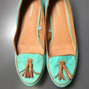 Mint Green Loafers