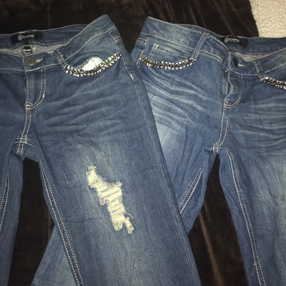 Bejeweled skinny jeans bundle or each