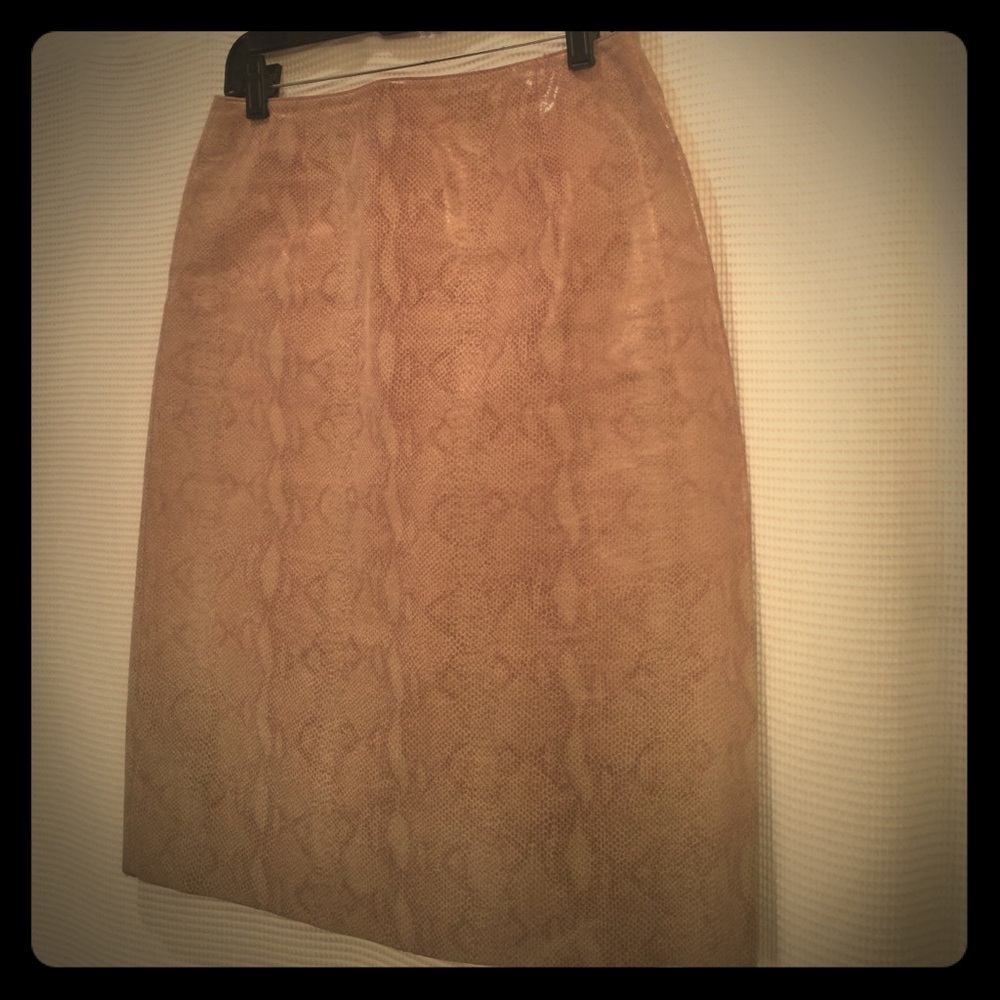 Yansi Fugel Leather Skirt