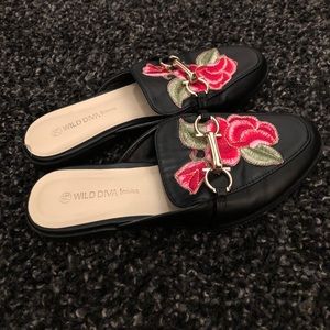 Forever 21 Floral Slides