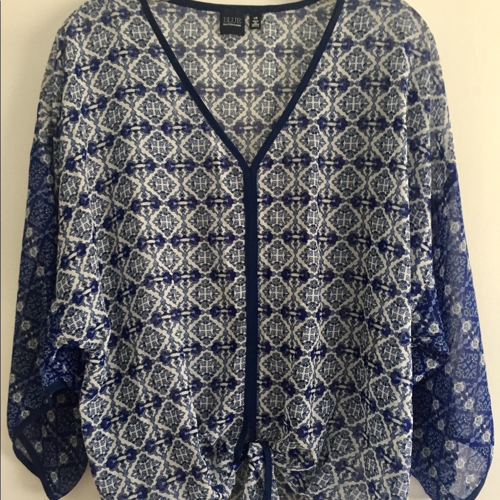 Blue (Saks Fifth Ave) Top