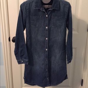Denim Long sleeved dress