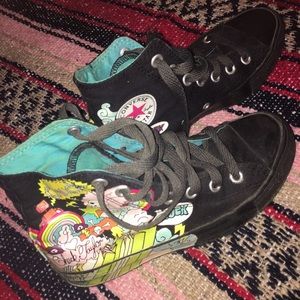 Graffiti chuck Taylor high top converse