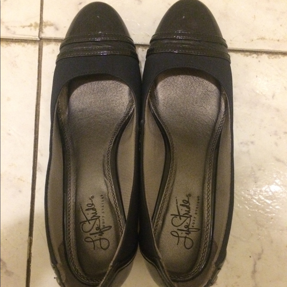 Navy Lifestride Wedges 8.5