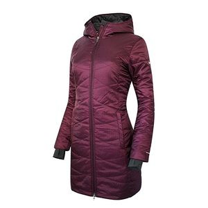 Women's Omni Heat Long Jacket Coat Puffer