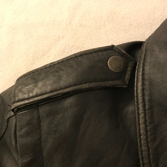 Faux leather aviator like man jacket- size L - Picture 8 of 8
