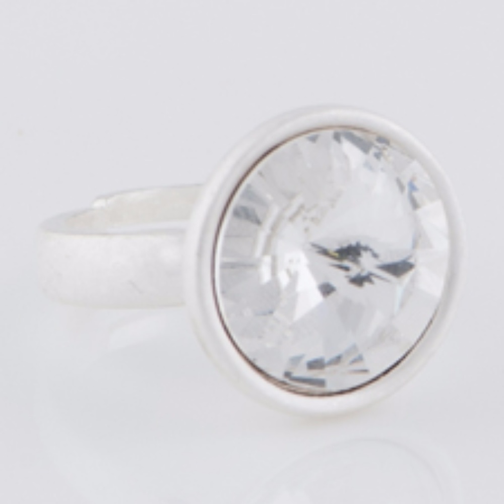Ultra Antique Silver Adjustable Ring