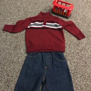 2 piece sweater & jeans