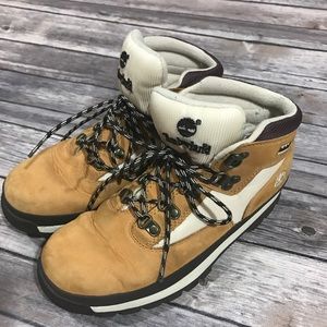 Timberlands kids Euro hiking boots