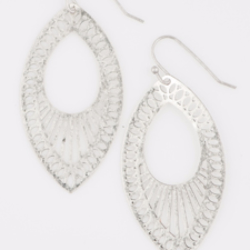 The Elizabeth Silver Earrings