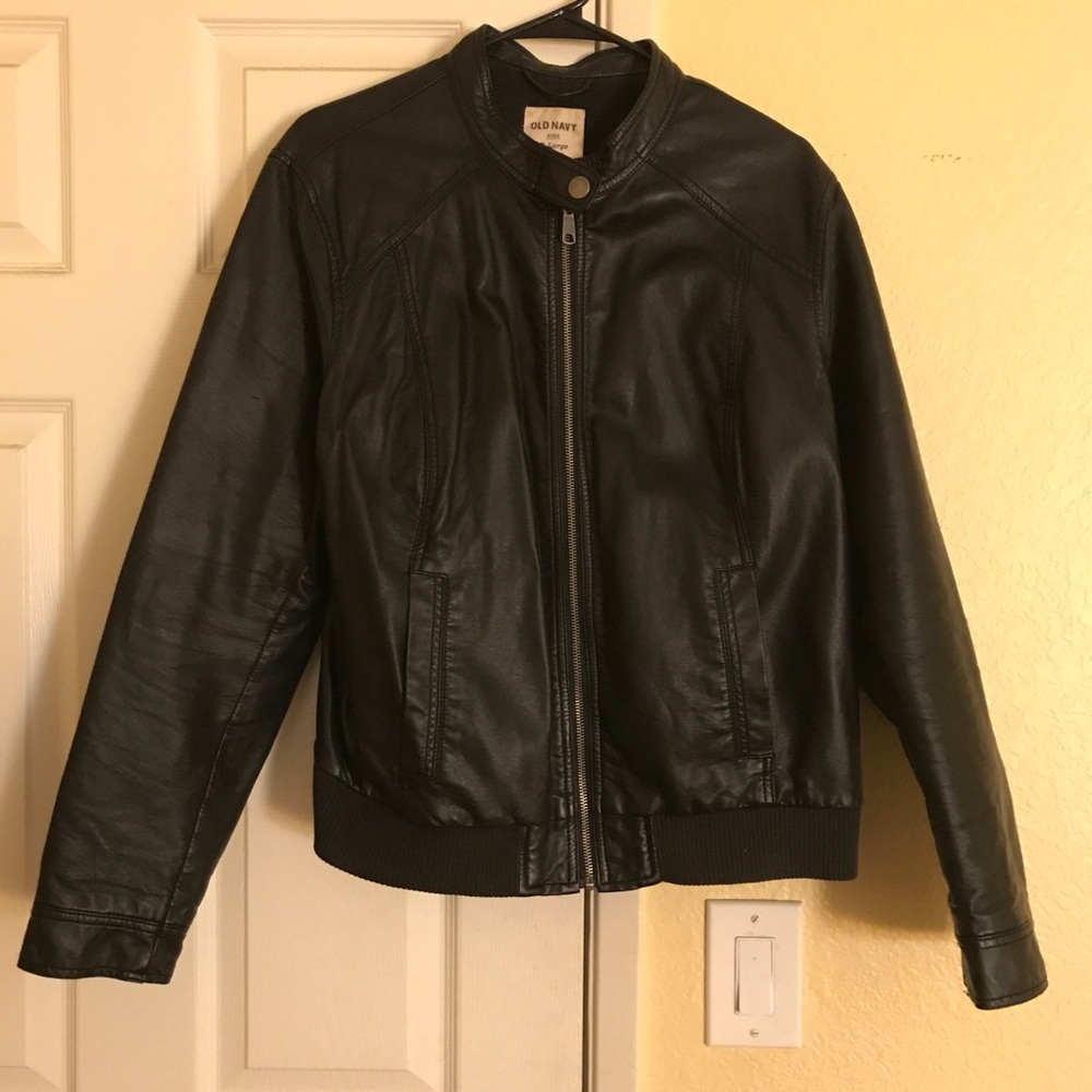 Old Navy Moto Faux Leather Jacket