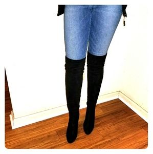 Suede Over the Knee Boot