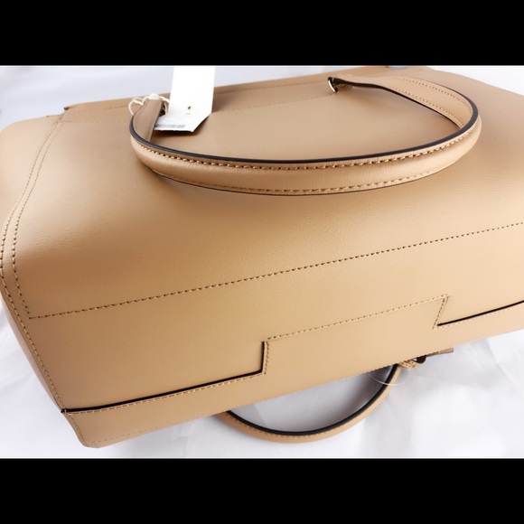 Tory Burch Parker Tote Large Saddle Tan blue - Picture 5 of 8