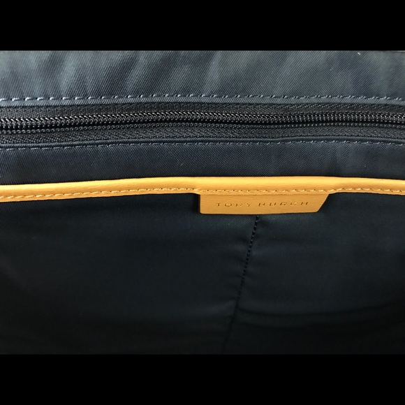 Tory Burch Parker Tote Large Saddle Tan blue - Picture 8 of 8