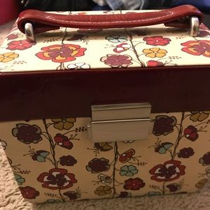 Fossil Floral Jewelry Box