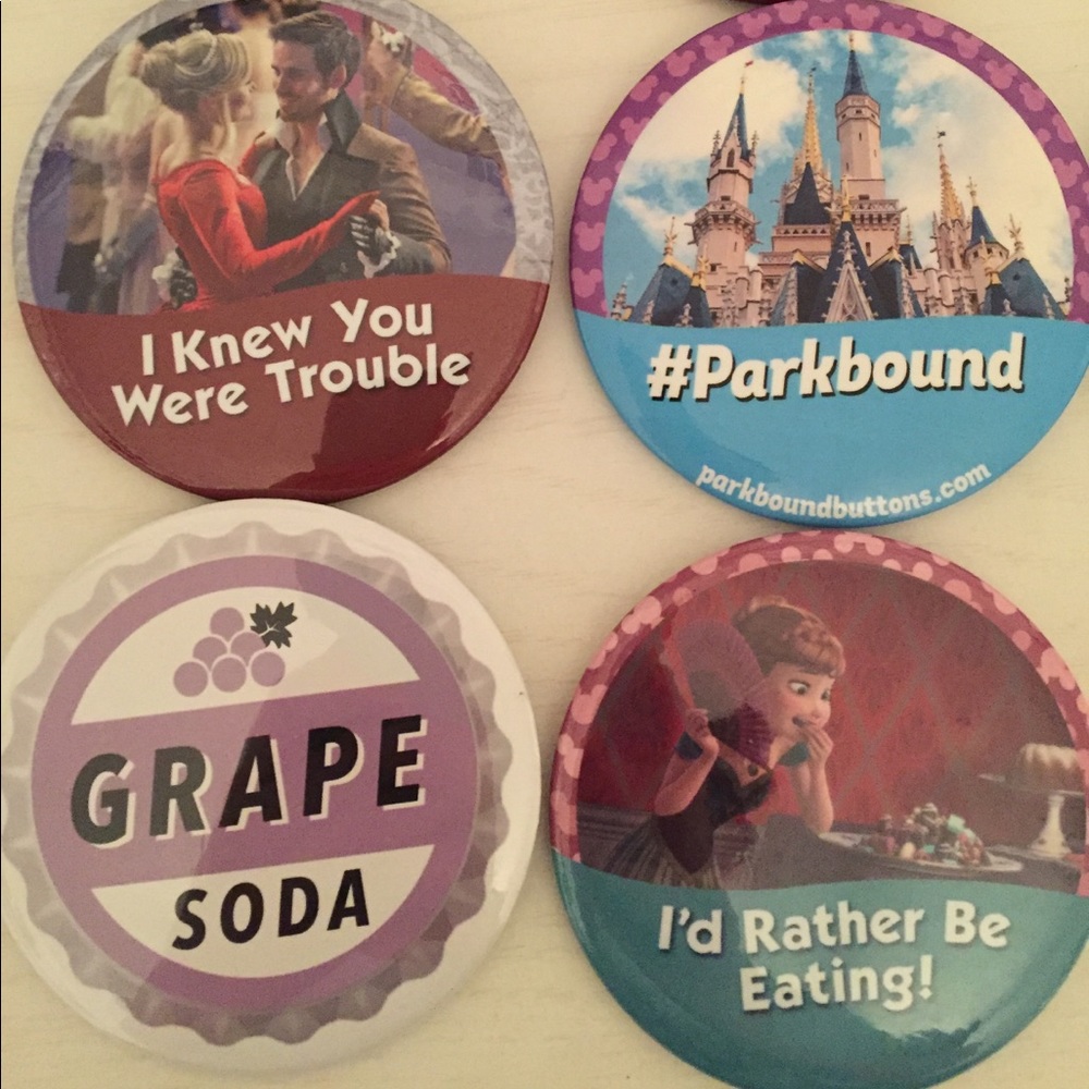 Disney Inspired Celebration Buttons - Assorted - Picture 4 of 6
