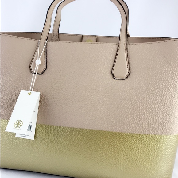 Key Burch Perry Tote Large pink gold Tassel neiman - Picture 6 of 8