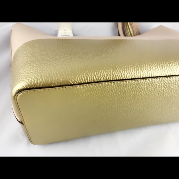 Key Burch Perry Tote Large pink gold Tassel neiman - Picture 7 of 8