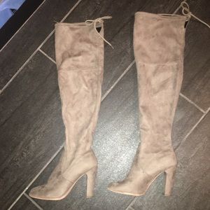 Suede Over the Knee Boots
