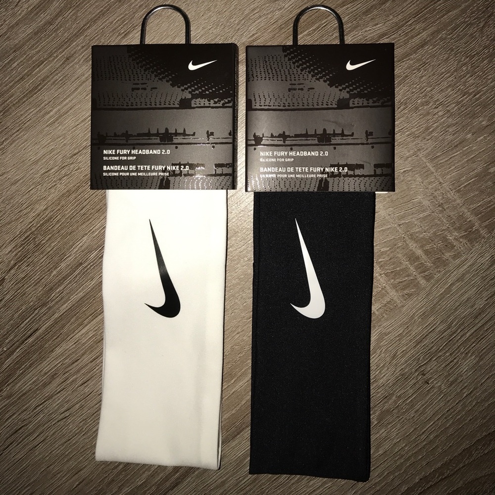 TWO NEW NIKE HEADBANDS