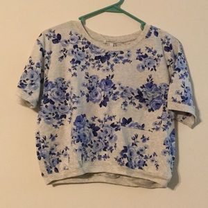 MOVING SALE! Floral Crop Top