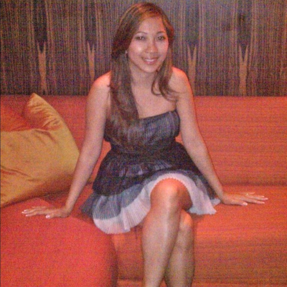 Arden B Black Ombre Cocktail/Formal Dress