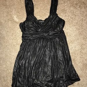Cute grey shimmer top!