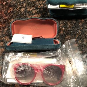 Brand new Pink Gucci sunglasses