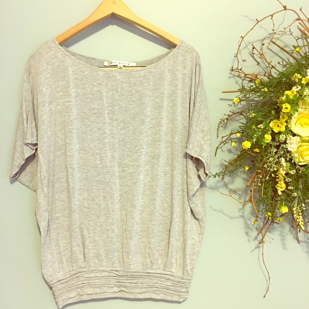 *CLOSET CLEAN OUT!* Max Studio Grey Top Size Large