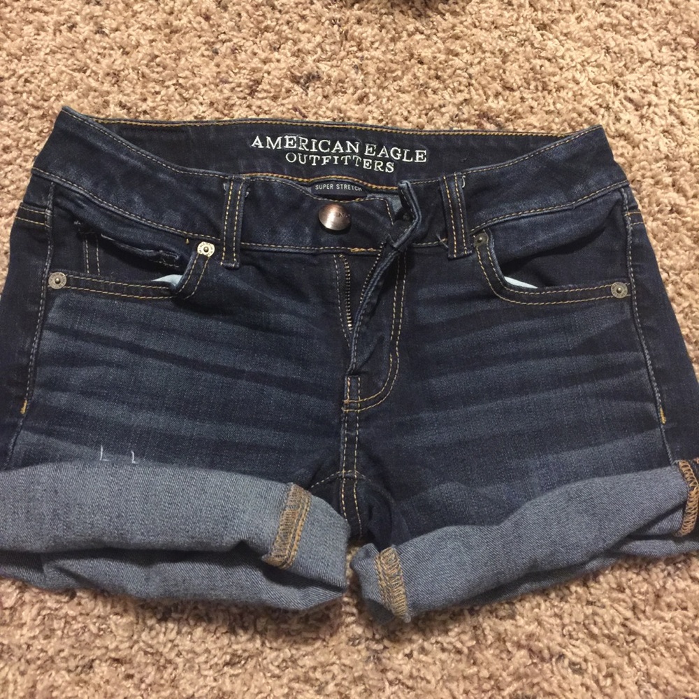 AEO JEAN SHORTS Super Strech