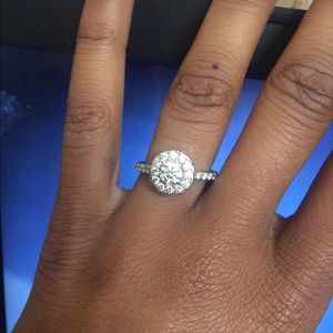 Diamond engagement ring 14kt