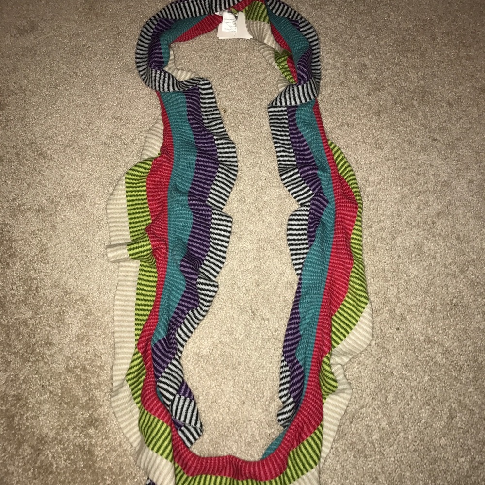 Colorful infinity scarf