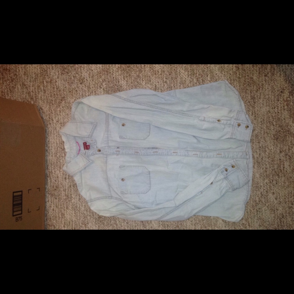 Chambray denim shirt
