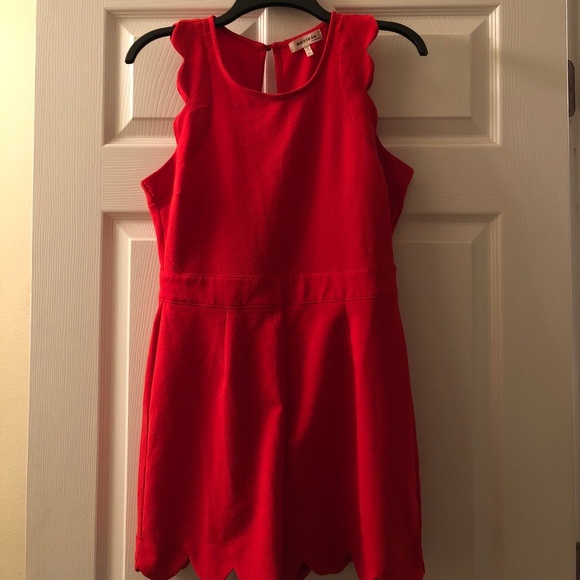 Red romper size M - Picture 1 of 2