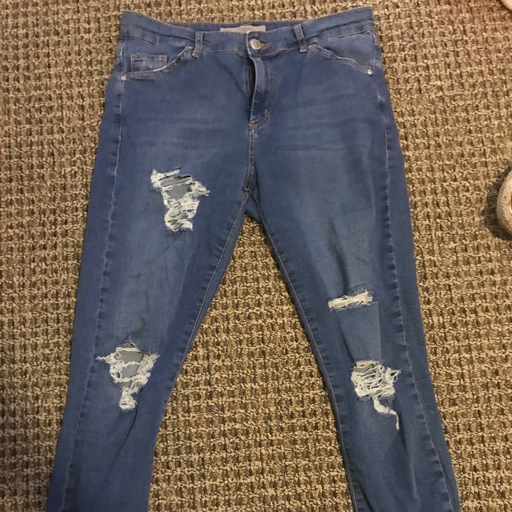 Top shop ripped jeans