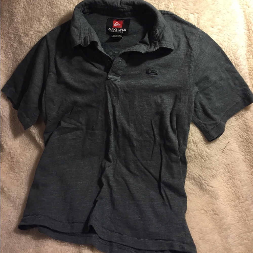 Quicksilver polo shirt size 6