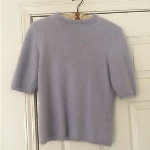 💕NWOT Lavender Half-Sleeve Angora Blend Sweater💕