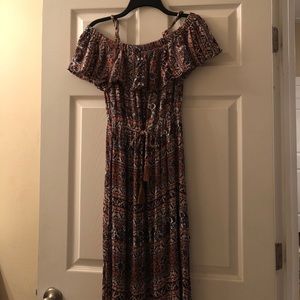 Hobo style maxi dress Worn once