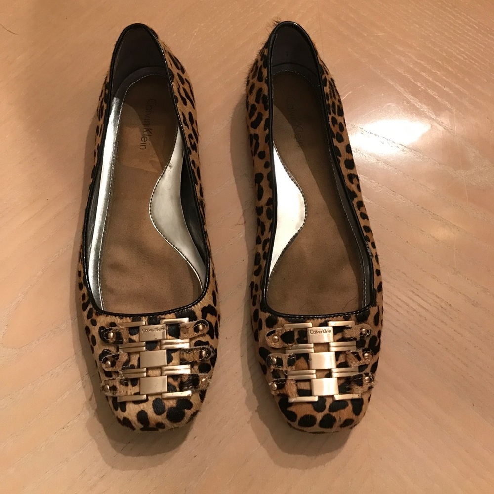 Calvin Klein Cheetah Flats