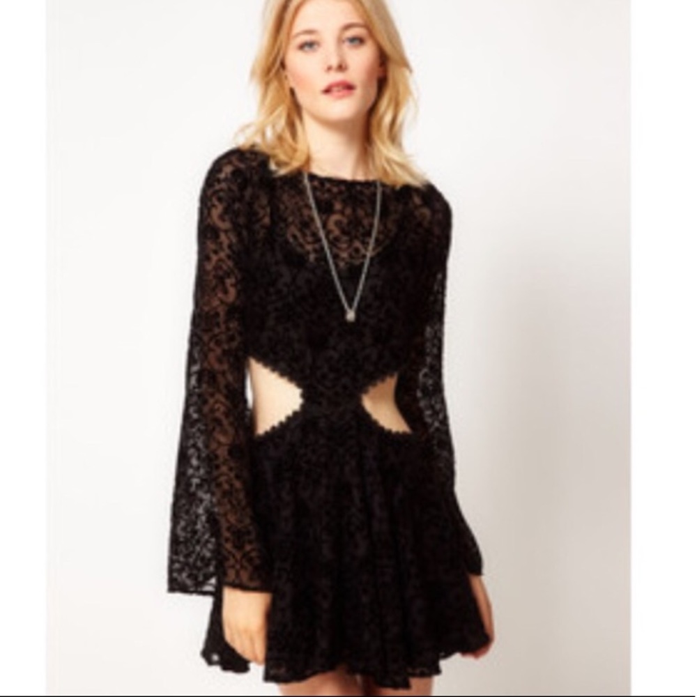 Black Cut Out Dress