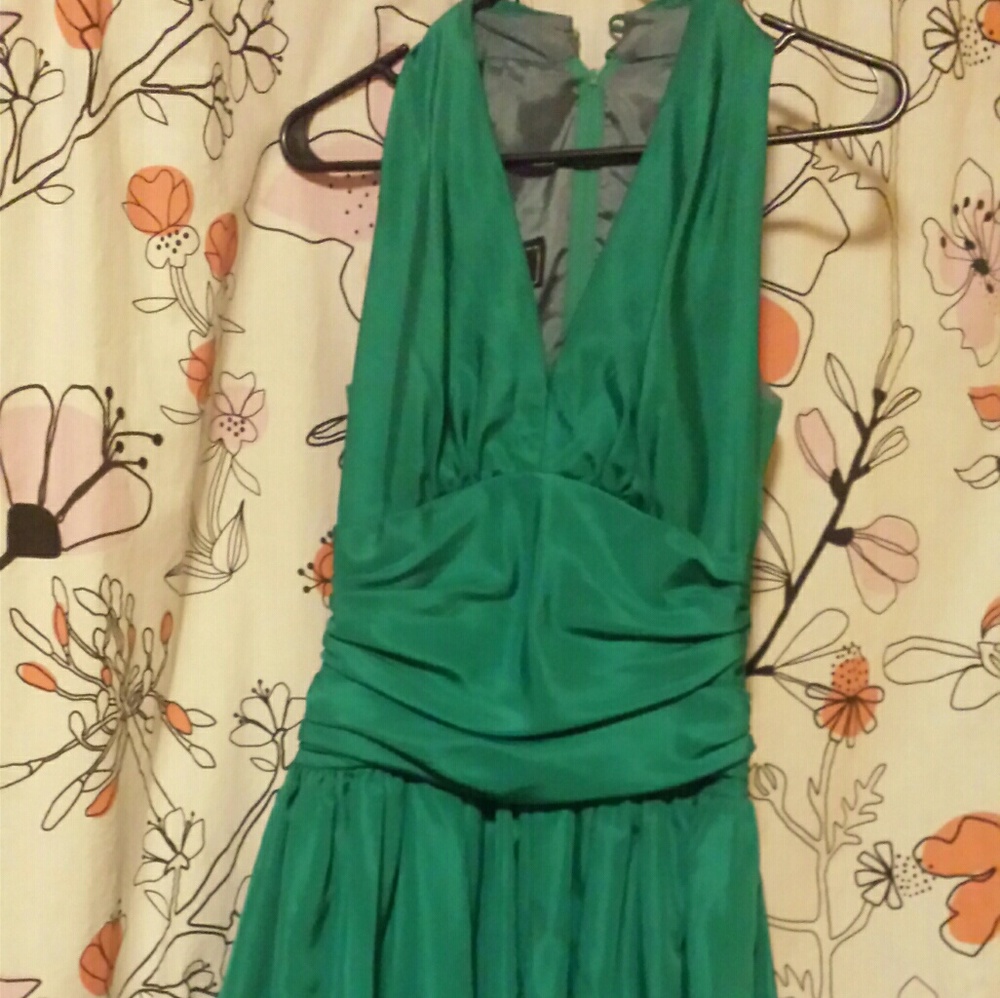 Vintage A Line Teal Dress