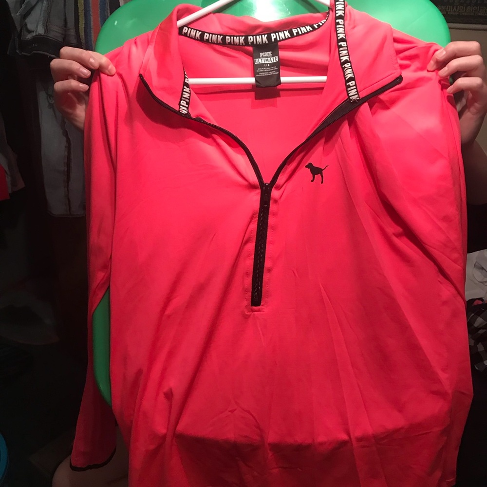 PINK: ultimate 1/4th zip