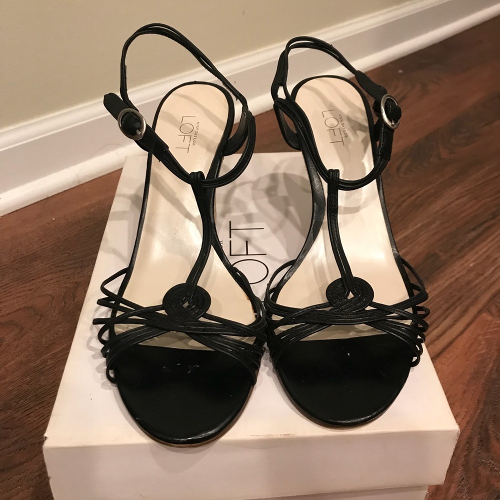 Ann Taylor Loft Wedge Sandals