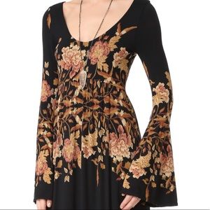 NWT Free People Midnight Garden Maxi