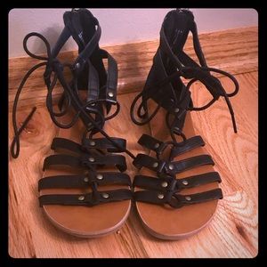Lace Up Gladiator Sandals