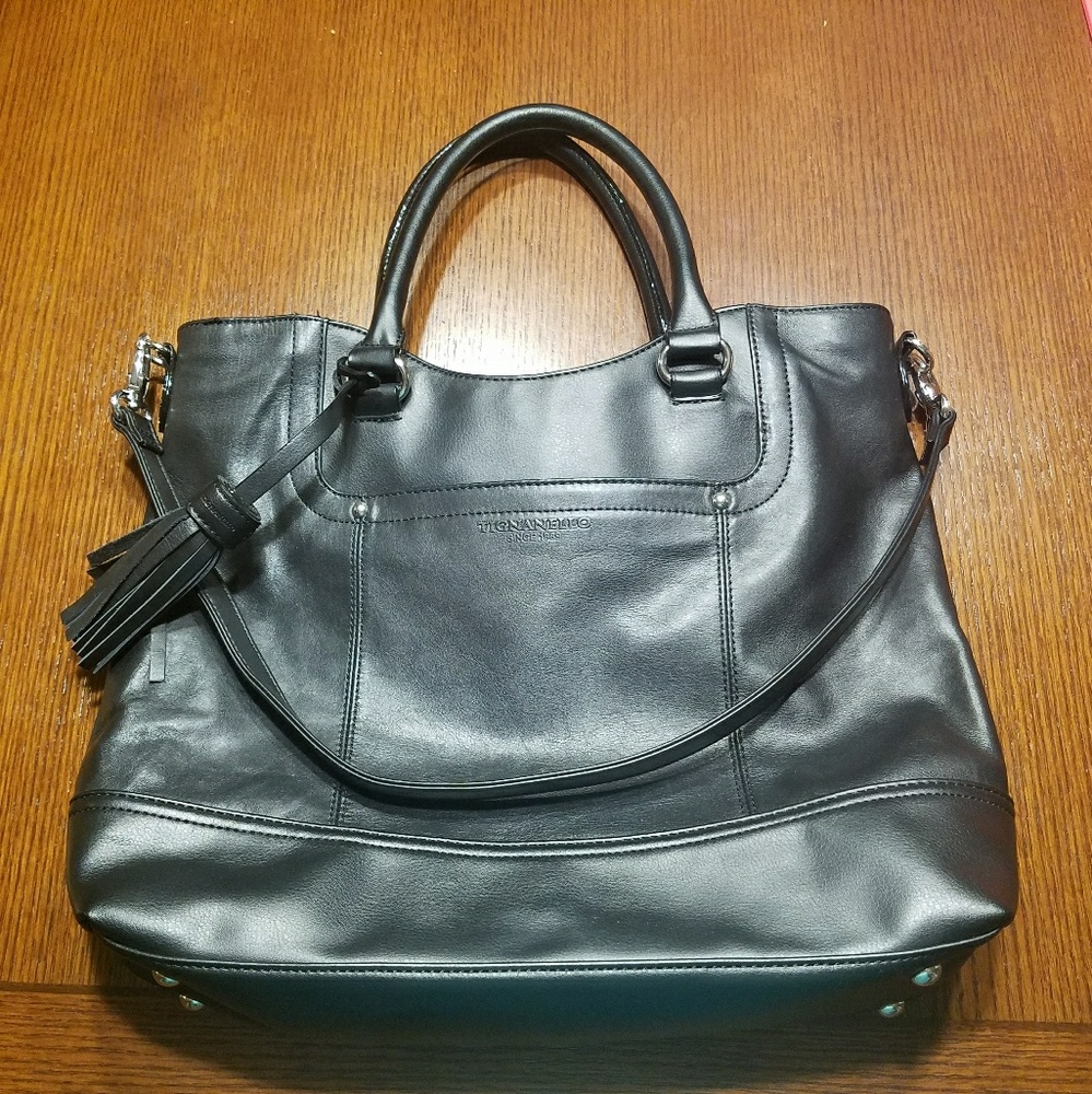 TIGNANELLO LEATHER TOTE HANDBAG